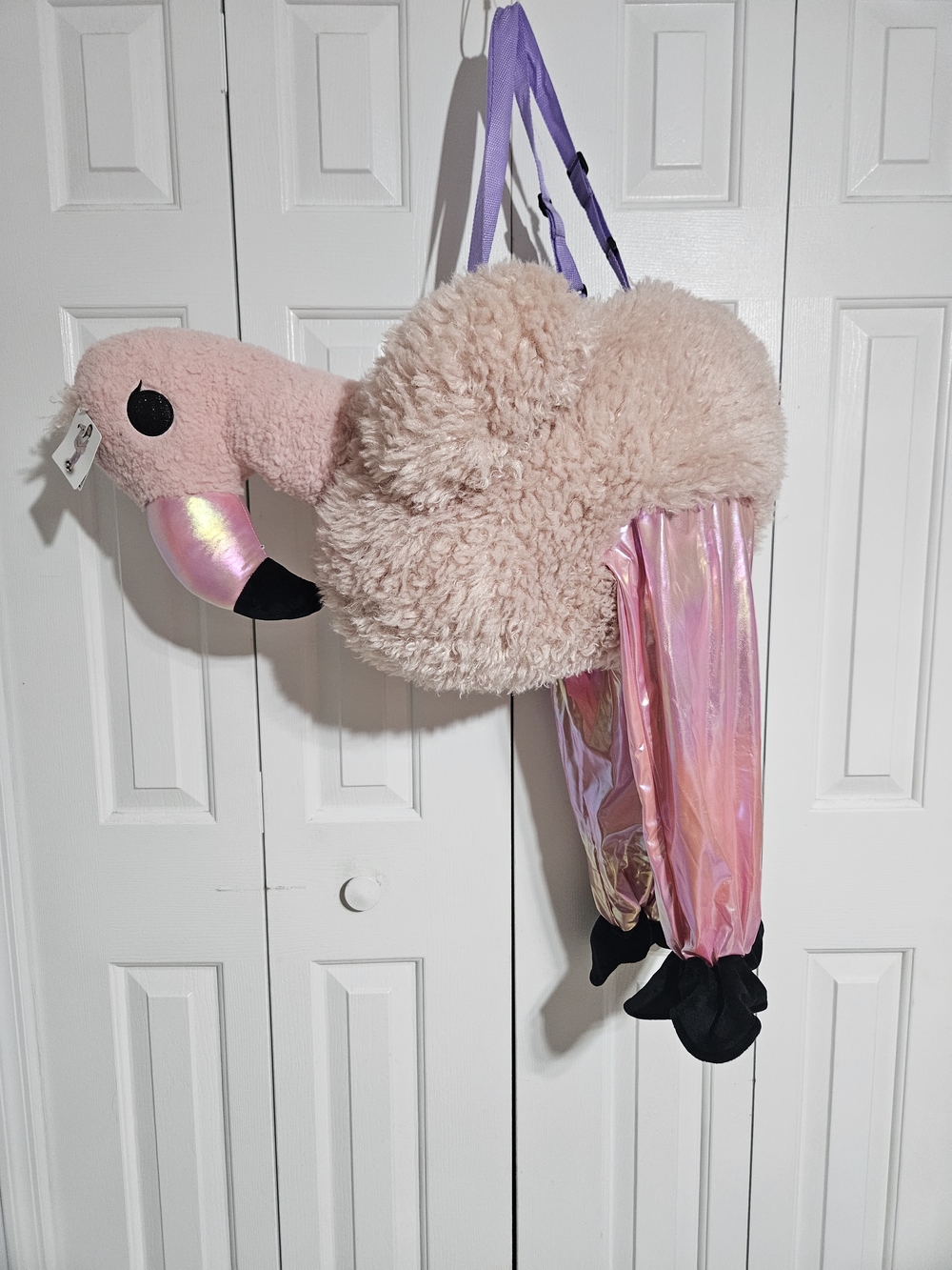 Halloween kids Flamingo Plush Rider Costume Ages 3 to 4